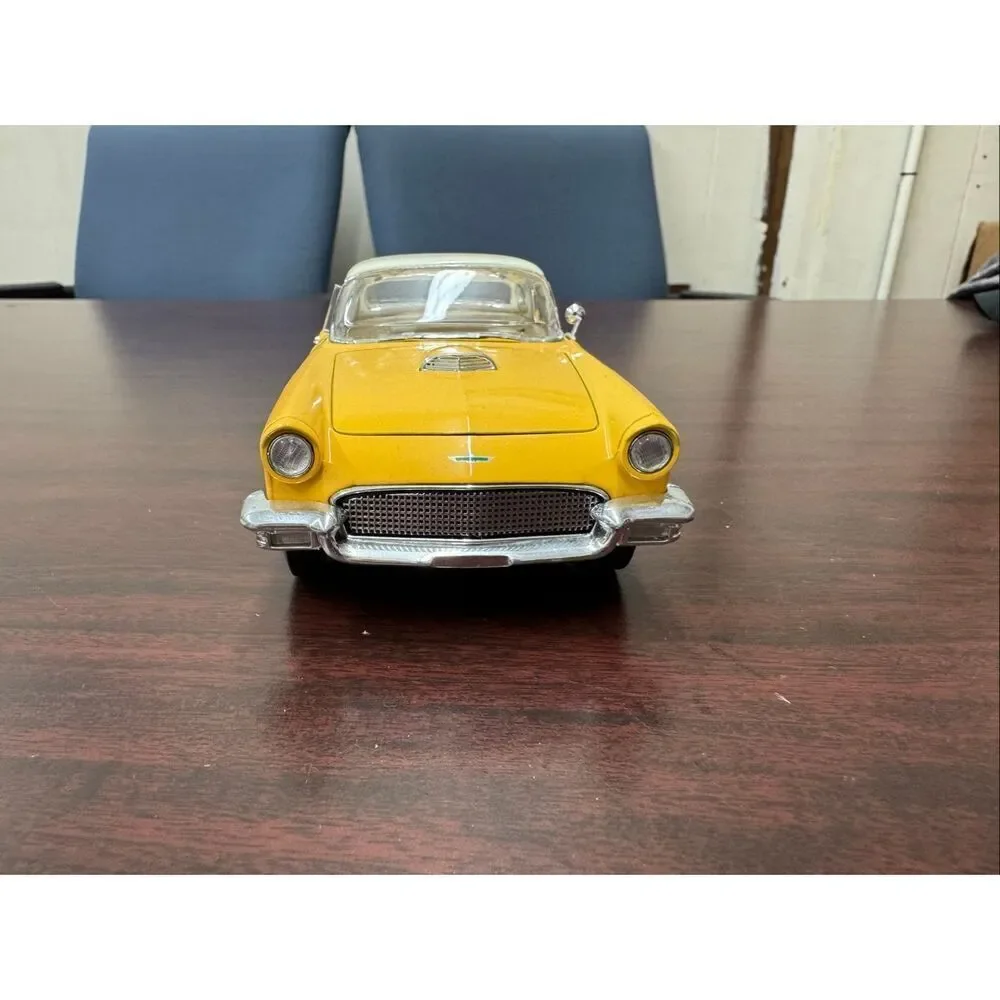 1957 Yellow Ford Thunderbird Car